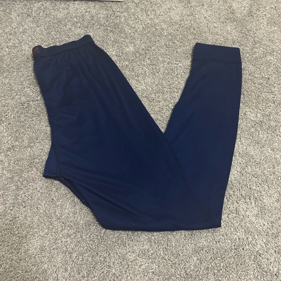 Patagonia Capilene Base Layer Bottoms Men's Size Large Blue Made in USA - Picture 1 of 8